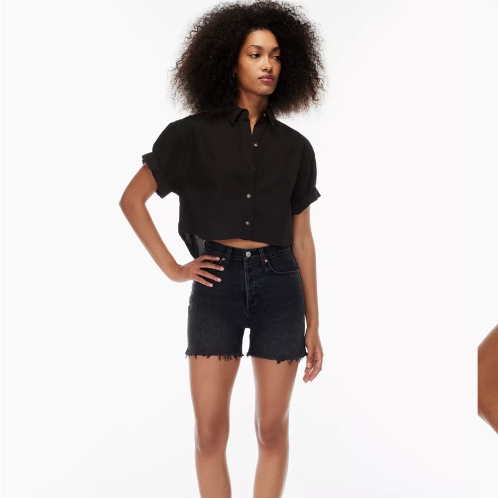 NWT Aritzia - Denim Forum - The Jane Cropped Shirt